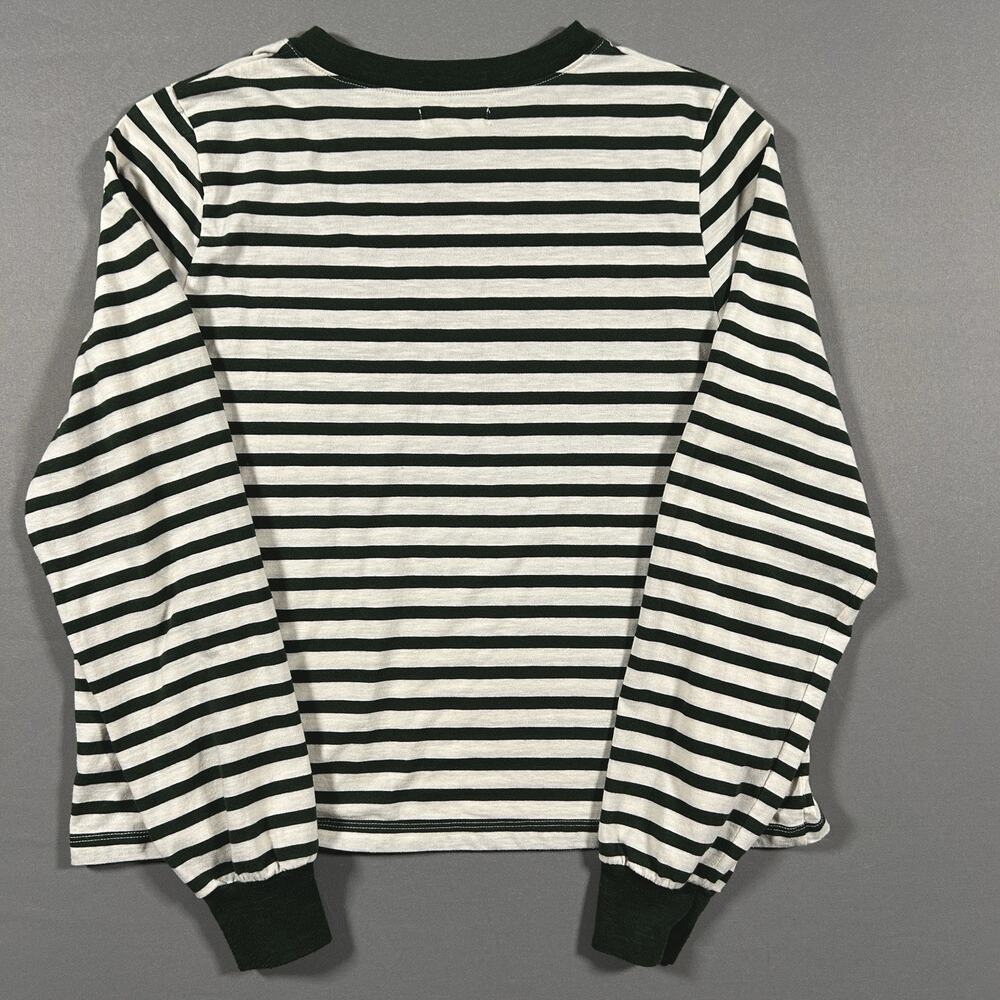 Madewell Casual Basic Striped Pocket Tee Long Sle… - image 3